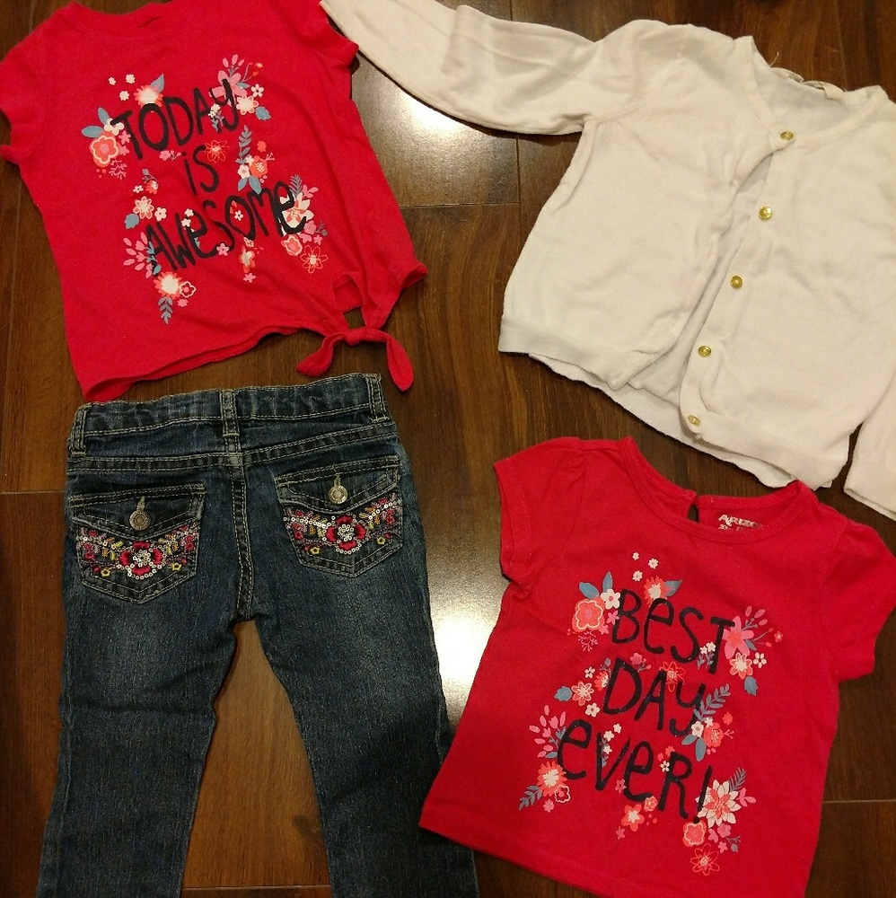 Super cute Arizona Jean Co. Toddler Girl set
